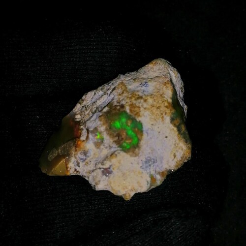 55 Carat very rare Natural Ethiopian Opal Rough, Raw Opal, welo fire opal, multi fire opal, loose opal shops rough, opal rough jewelry BB- 180