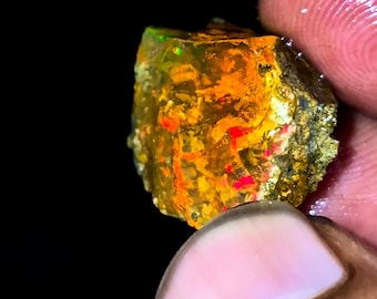 Opale Di Fuoco Naturale Etiope Jumbo Welo Esemplare Grezzo 10 - Foto 8