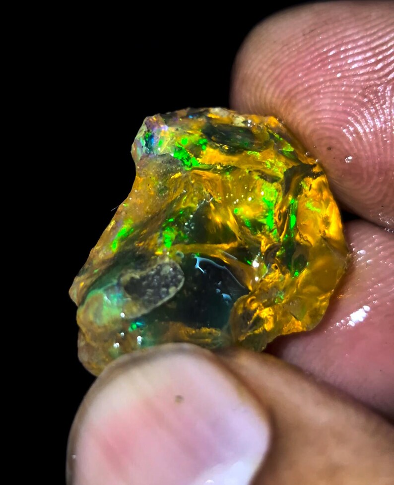 Opale Brute D'Éthiopie Wello - 10.40 Carats - Pierre Précieuse Pour Collection Ou Taille