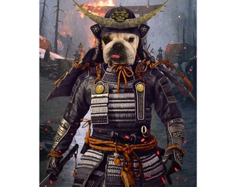 samurai dog costume