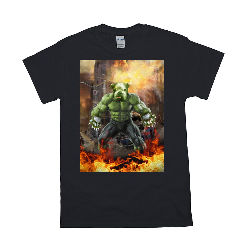 Discover Maglietta T-Shirt Personalizzata Supereroe Super Heroes Doggo Hulk Uomo Donna Bambini Per Animali Domestici