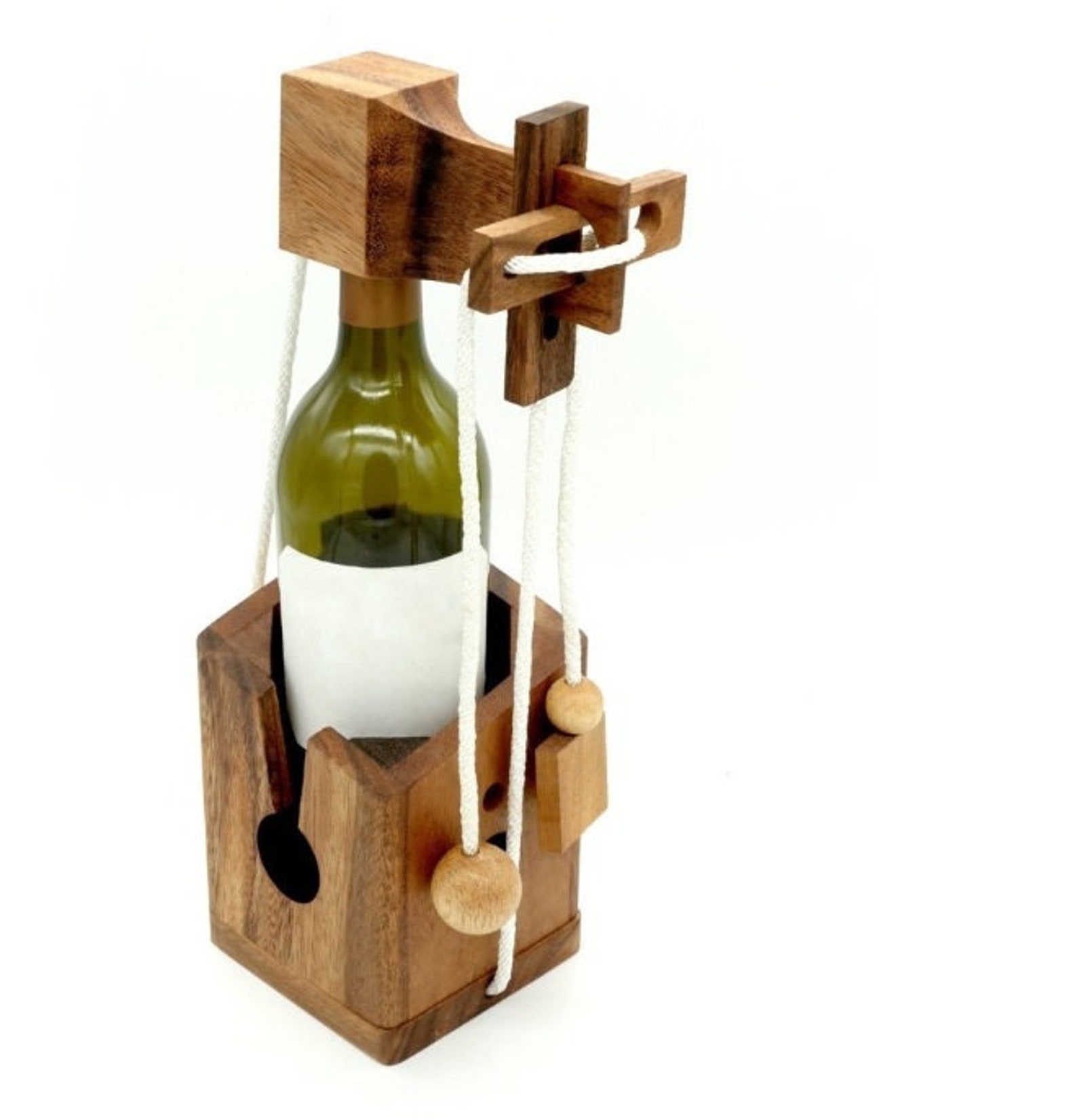 Wine Bottle Puzzles Wooden Puzzling Gamegroup Gamewooden Etsy