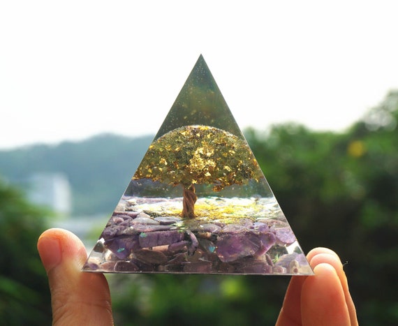 Baum Des Lebens Orgon Pyramide Energiechakra Reiki Meditaiton Etsy