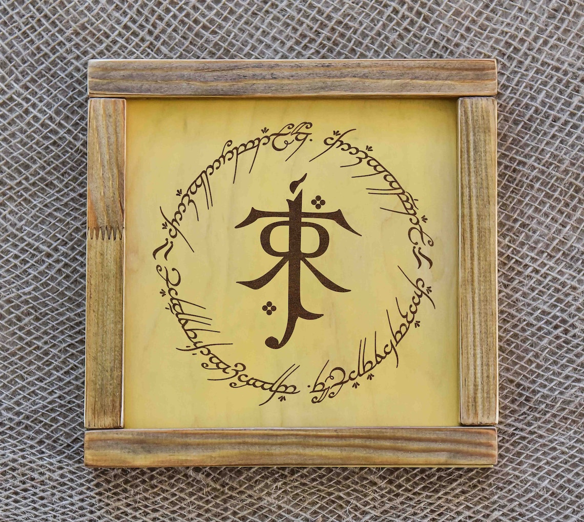 Lord of the rings decor Lotr home decor Lord of the rings | Etsy