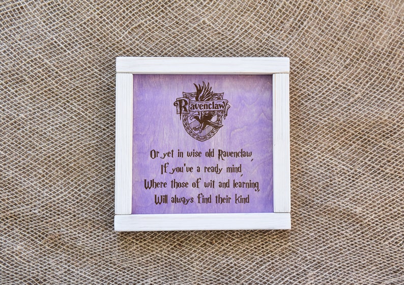 Harry Potter Nursery Harry Potter Baby Harry Potter Decor Wall Farmhouse Decor Harry Potter Quotes Ravenclaw Signs Harry Potter Signs Home Living Signs Safarni Org