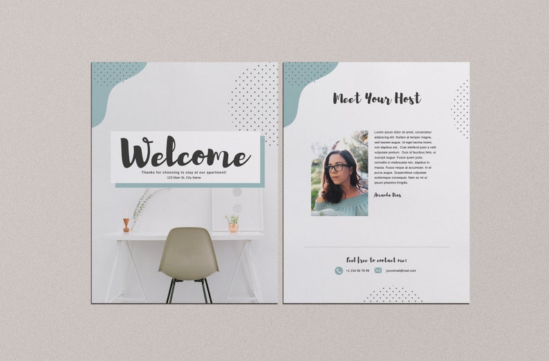 airbnb guest welcome book template