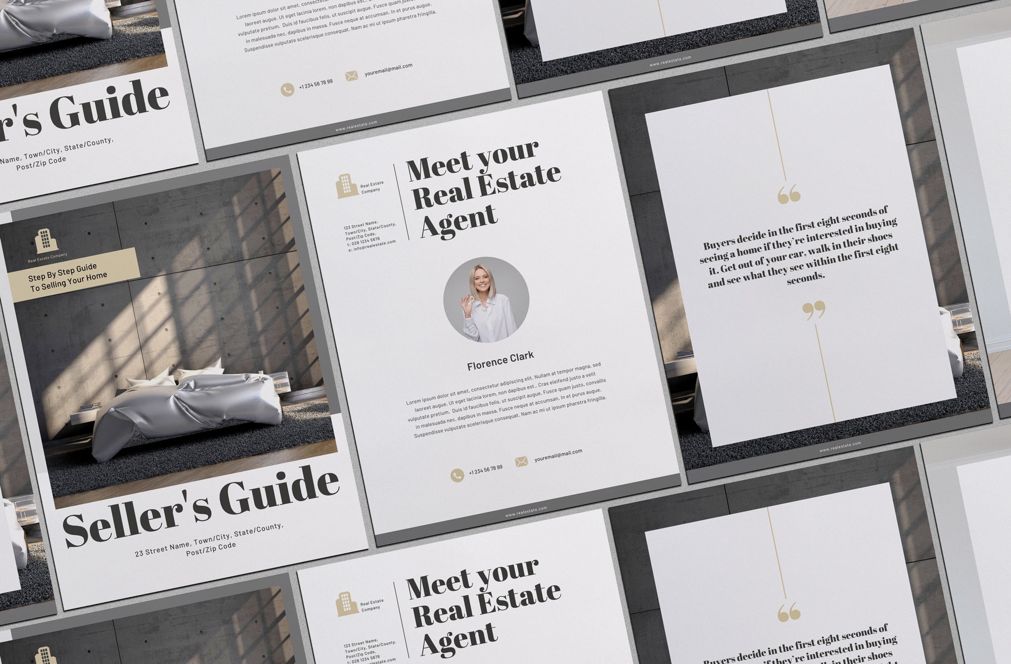 Sellers Guide Template Real Estate Presentation Canva Etsy