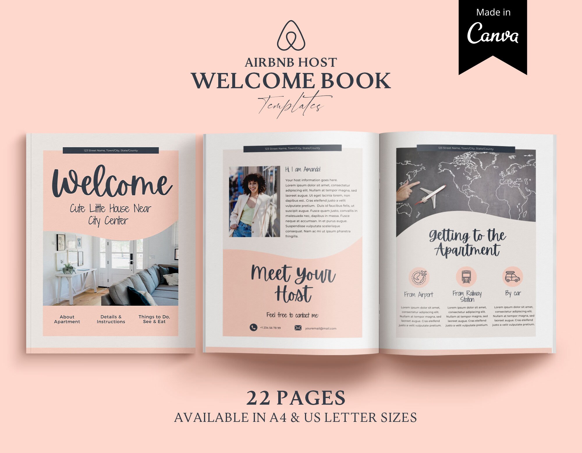Free Airbnb Welcome Book Template Cfver