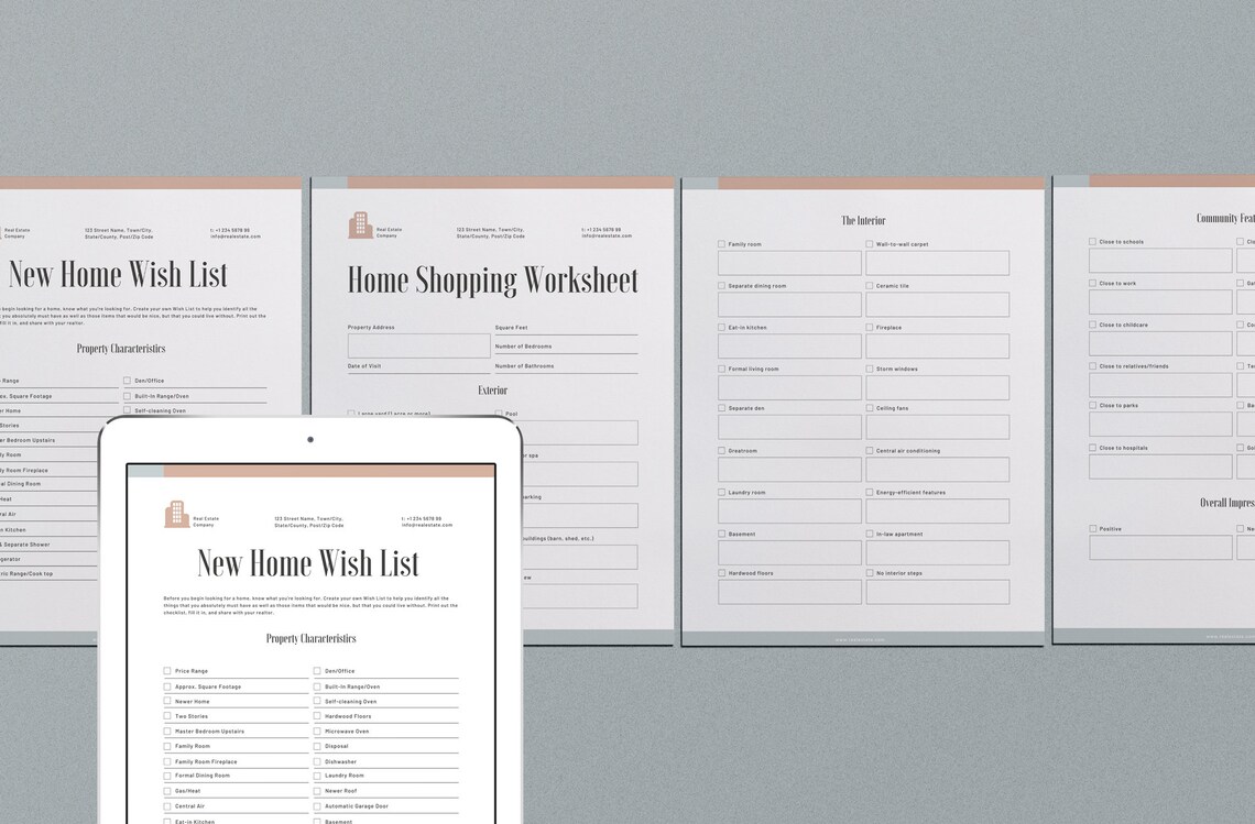 Buyers Guide Template Real Estate Presentation Canva | Etsy