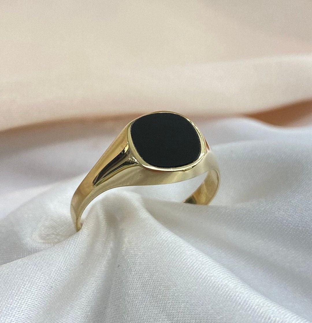 Onyx Stone 14 Karat Gold Black Onyx Ring Buy 14k Yellow Gold Black