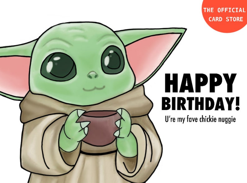 Baby Yoda Birthday Card Printable Free Printable Word Searches