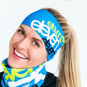 Wide Sports Headband ELEVEN HB Dolomiti F2925, Eco-Friendly, Yoga, Fitness, Running, trail running, jogging