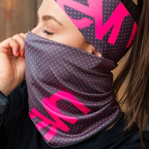 tubus ELEVEN Shape F160 Universal Neck Gaiter, universal scarf, face mask, beanie, Dust Shield, Bandana, Head Band, Neck Warmer, Scarf Mask,