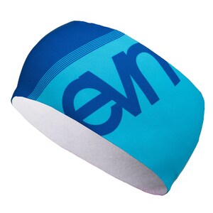 Wide Sports Headband ELEVEN HB Dolomiti Mono Blue , Eco-Friendly, Yoga, Fitness, Running, trail running, jogging