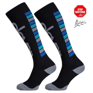 Compression socks ELEVEN STRIPE for Men & Women, Anti DVT Flight Travel Stockings, Varicose Veins, Blood Circulation, Running, Crossfit etc