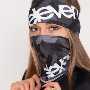tubus ELEVEN Vertical Universal Neck Gaiter, universal scarf, face mask, beanie, Dust Shield, Bandana, Head Band, Neck Warmer, Scarf Mask,