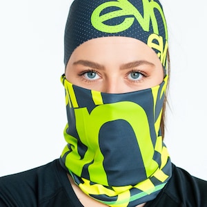 tubus ELEVEN PASS7 TEAM ENV Neck Gaiter, universal scarf, face mask, beanie, Dust Shield, Bandana, Head Band, Neck Warmer, Scarf Mask,