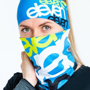 tubus ELEVEN Fluo f2925 Universal Neck Gaiter, universal scarf, face mask, beanie, Dust Shield, Bandana, Head Band, Neck Warmer, Scarf Mask,