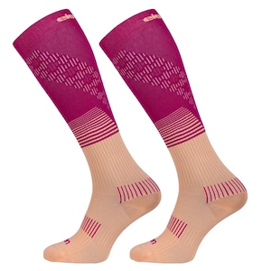 Compression socks ELEVEN POWERFLOW for Women, Anti DVT Flight Travel Stockings, Varicose Veins, Blood Circulation, Running, Crossfit, Hike