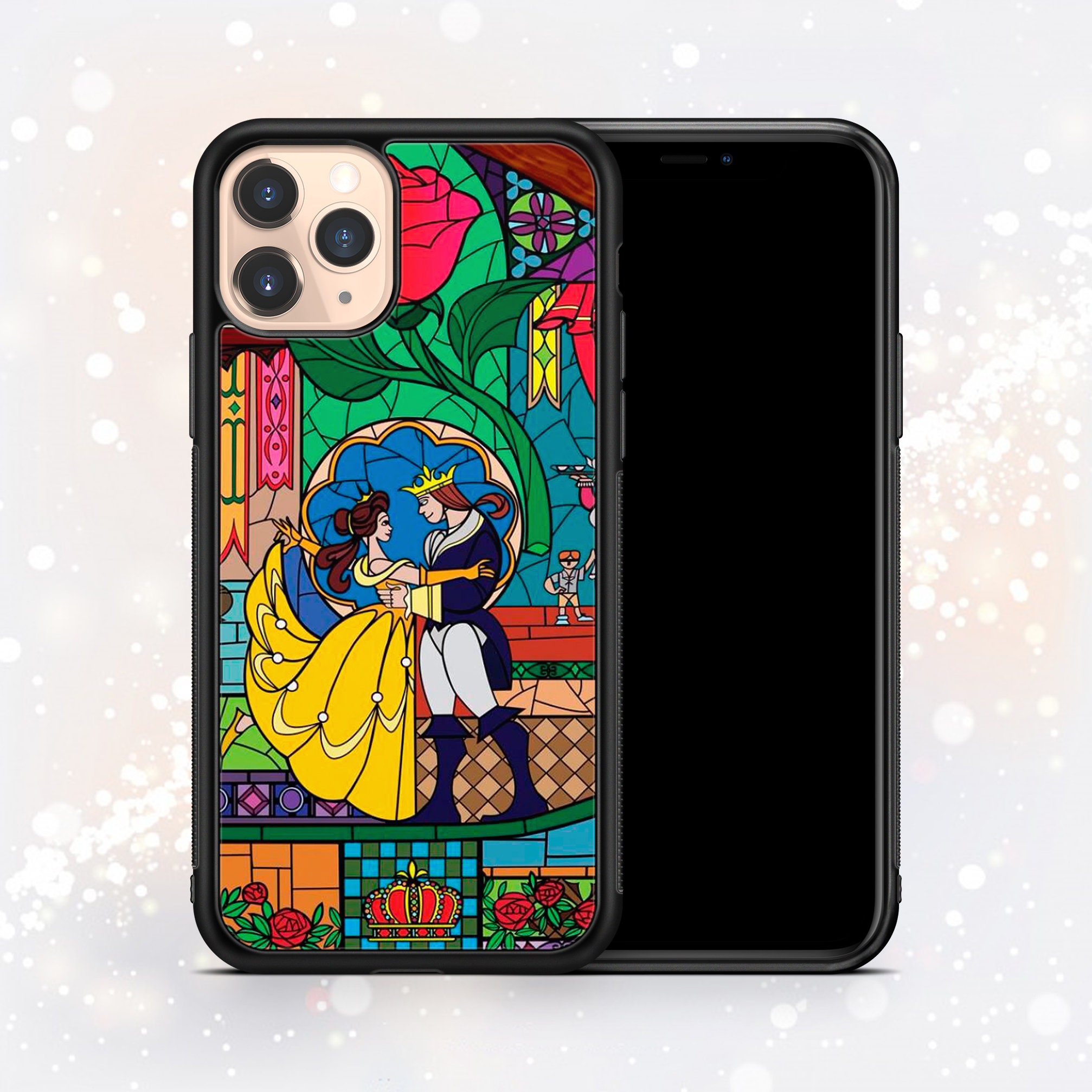 Beauty and the Beast iPhone 11 case Disney iPhone 12 Pro Max Etsy