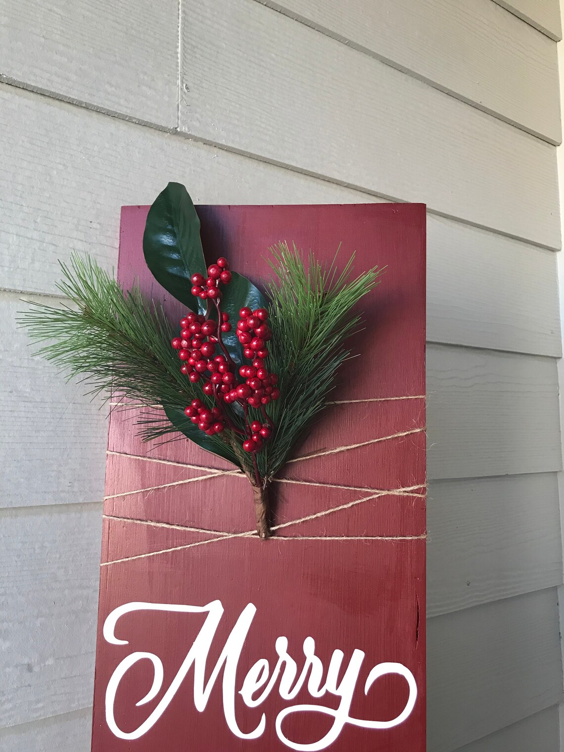 Christmas Porch Sign | Etsy