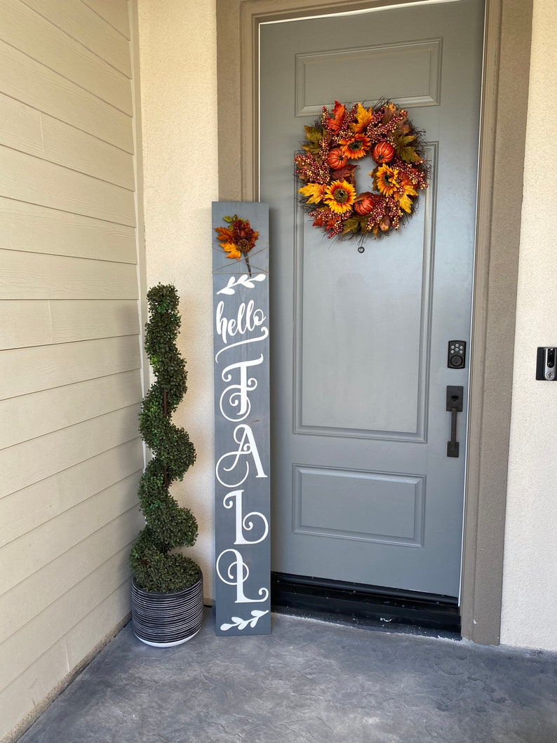 Thanksgiving Porch SignHoliday SignOutdoor SignHand Painted Sign Porch D\u00e9corThanksgiving D\u00e9cor