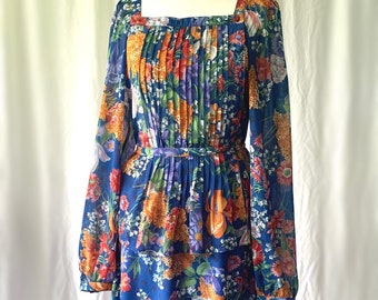 Gold label by Tricoville, top and skirt, floral size UK 10