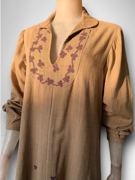 1970’s Kate Beaver printed Tunic dress - image 5