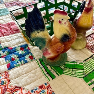 All feedsack! Vintage 1940s bowtie Quilt