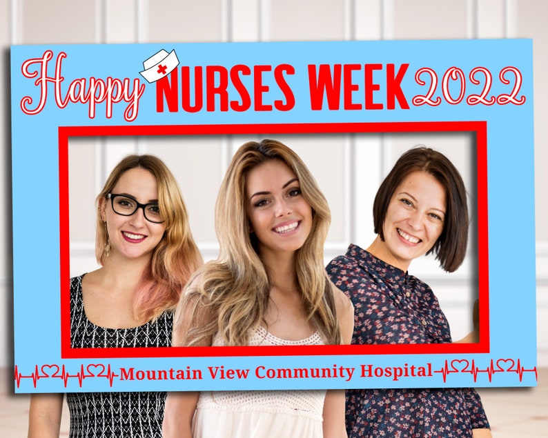 Nurses Week 2022 Nurse Week 2022 Nurses Week Photo Props Etsy