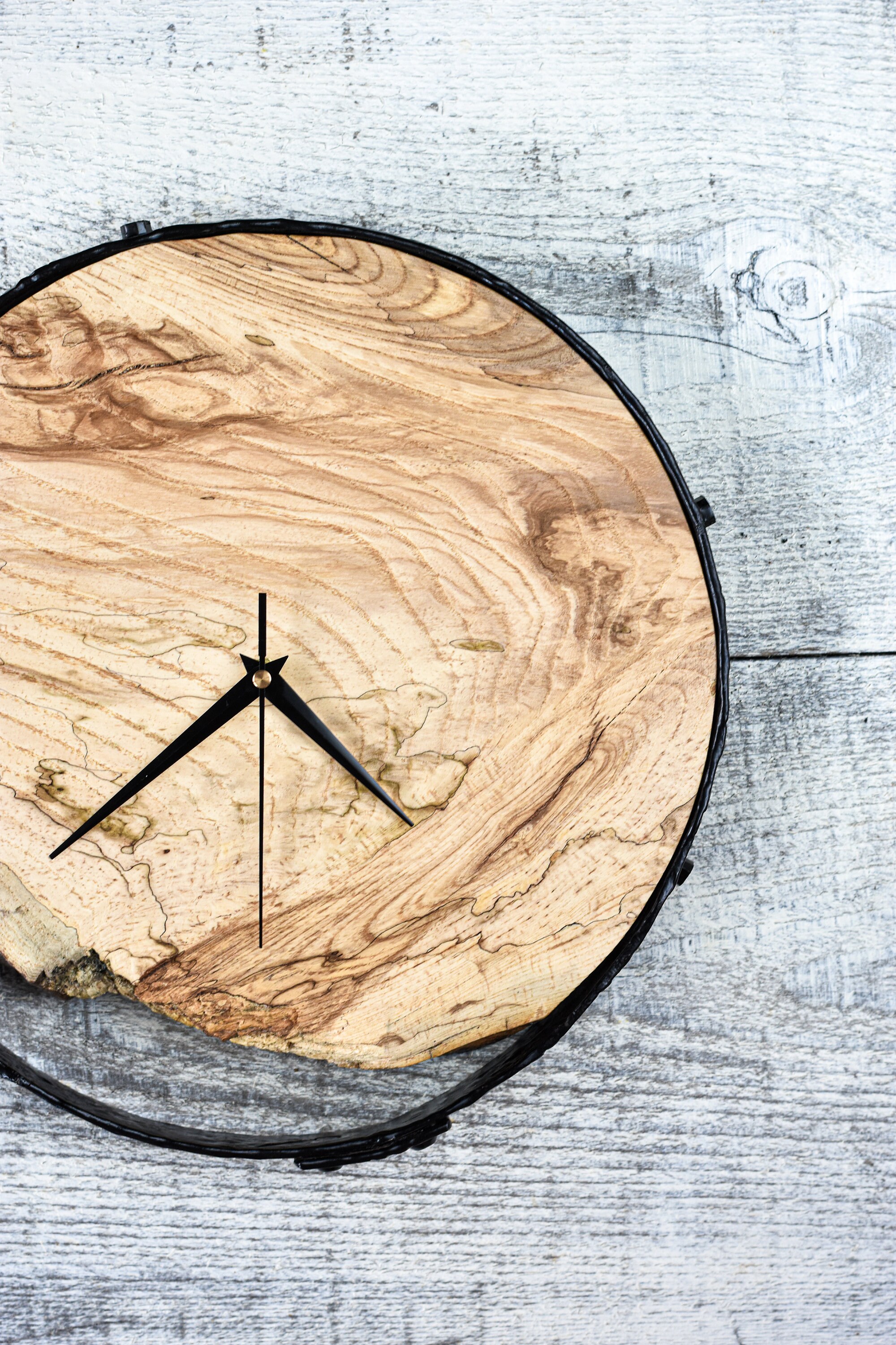 Reloj de pared de madera rústica / decoración del hogar de | Etsy