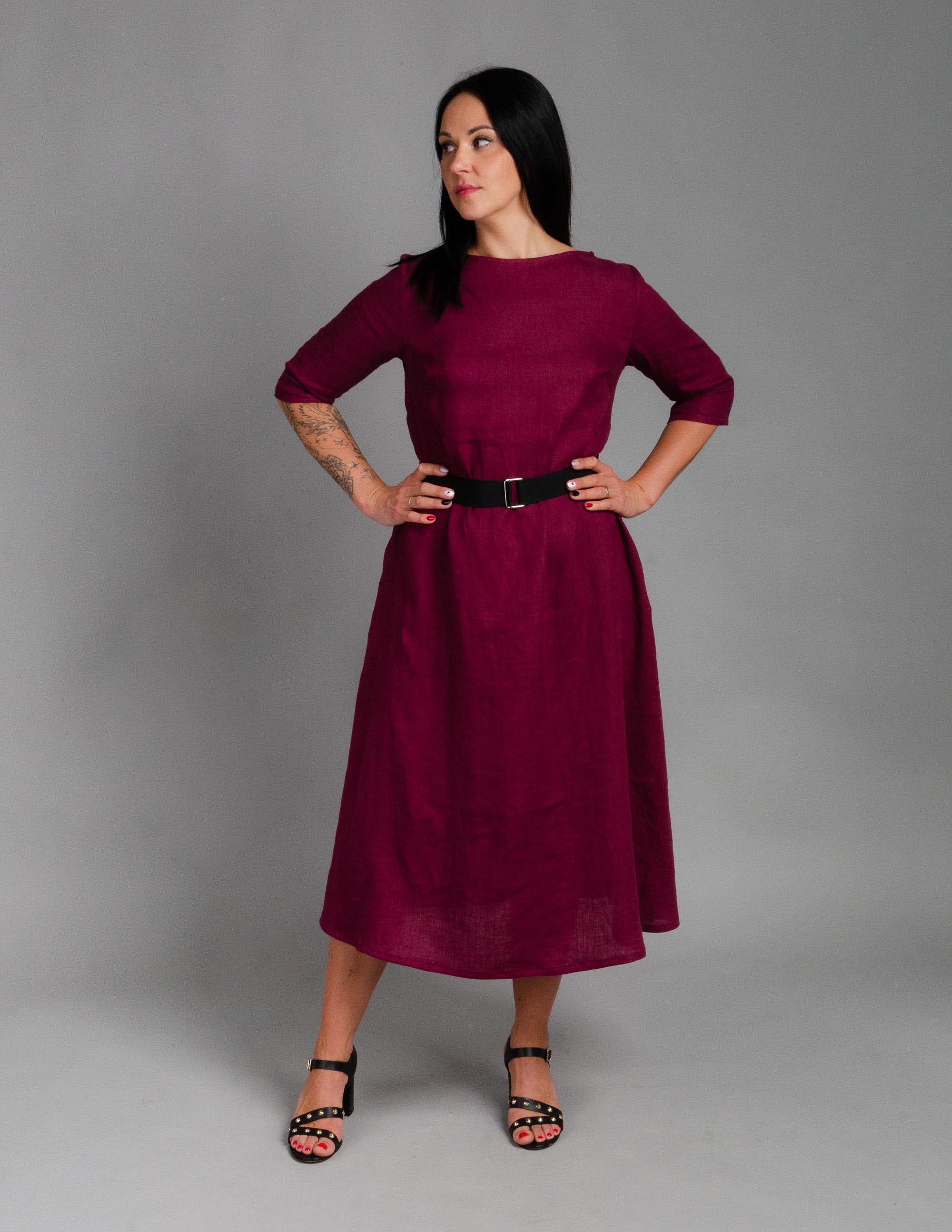 Marsala Long Dress - Etsy Marsala Long Dress - Etsy