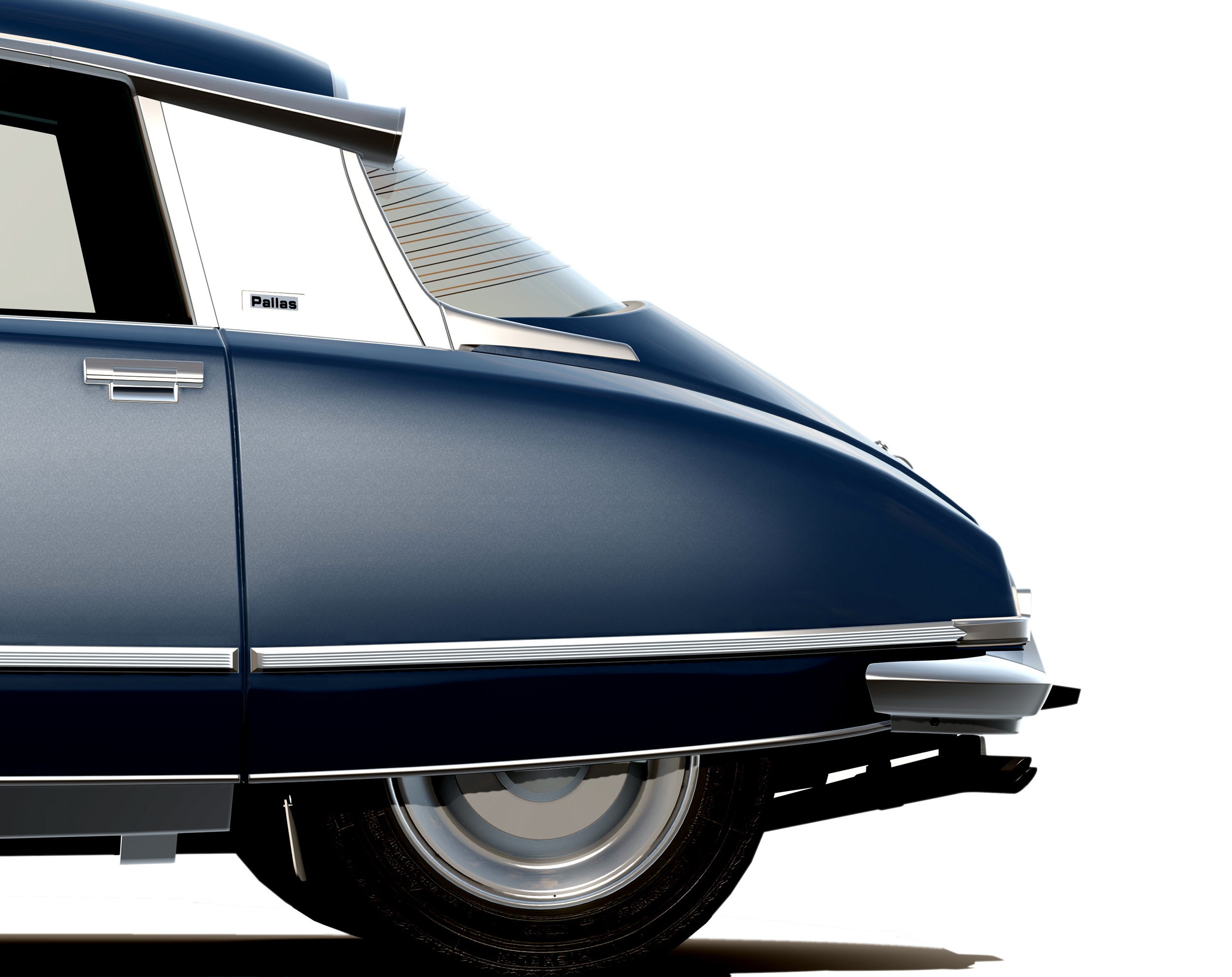 Citroën DS 23. Digital Poster. Gift for Man. Car Posters for Boys
