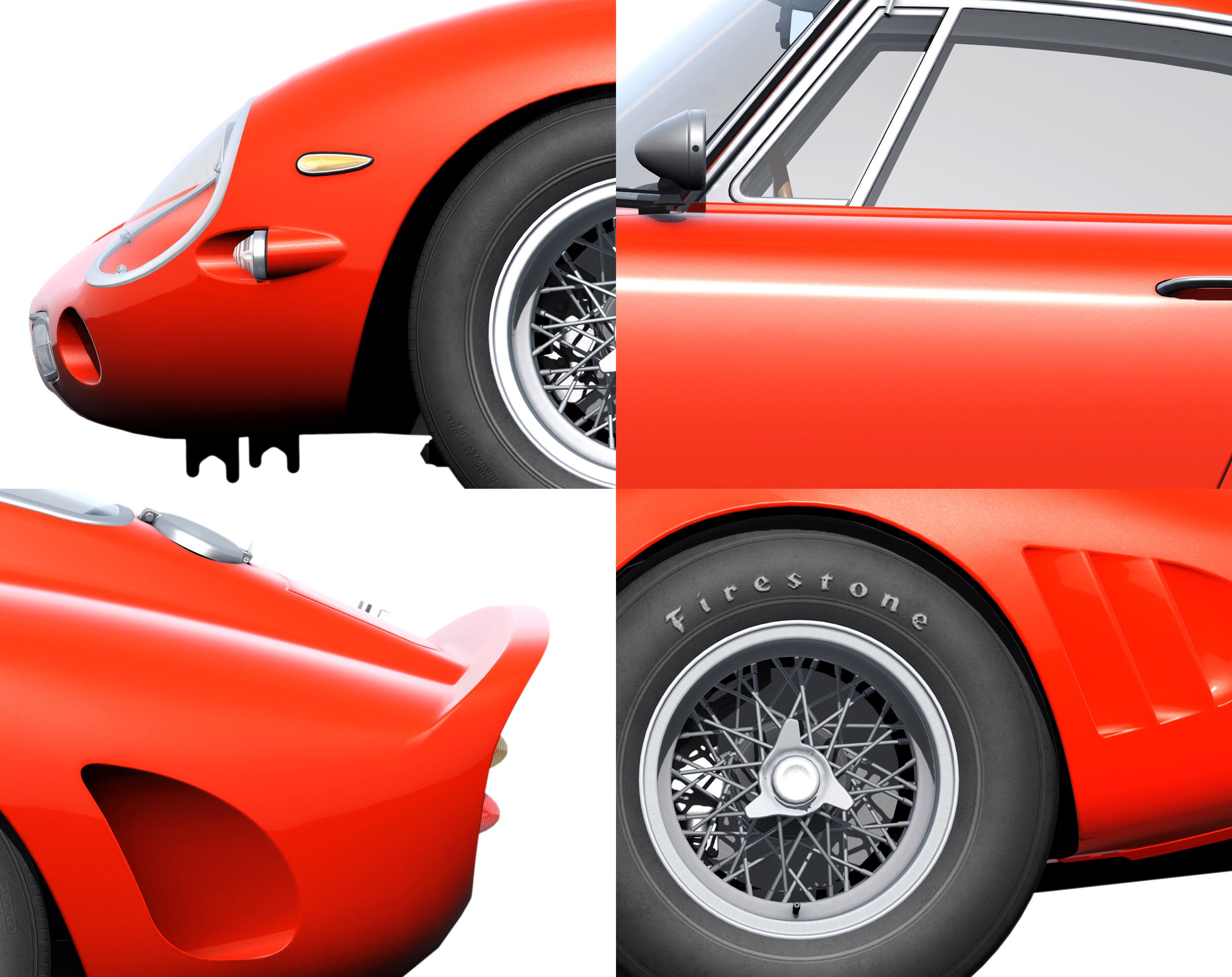 Ferrari 250 GTO. Digital Poster. Gift for Man. Car Posters
