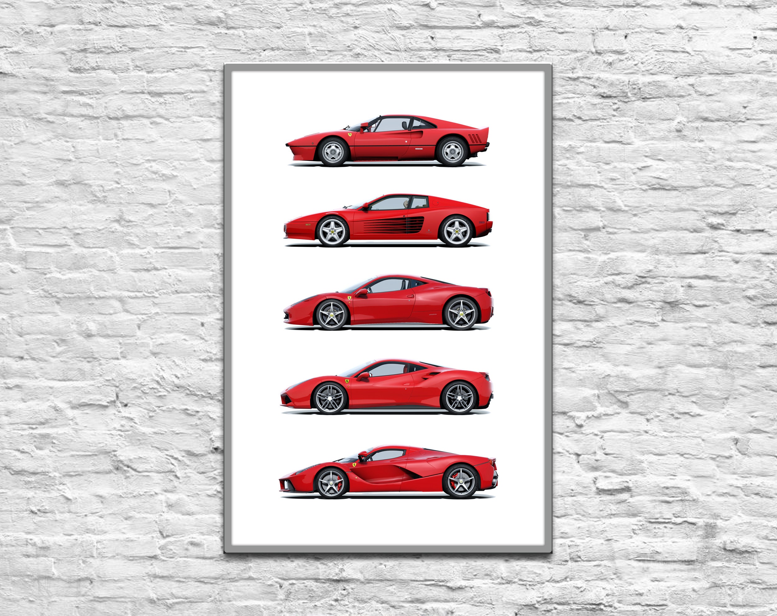 Ferrari 488 Pista Sticker – Artlines Design