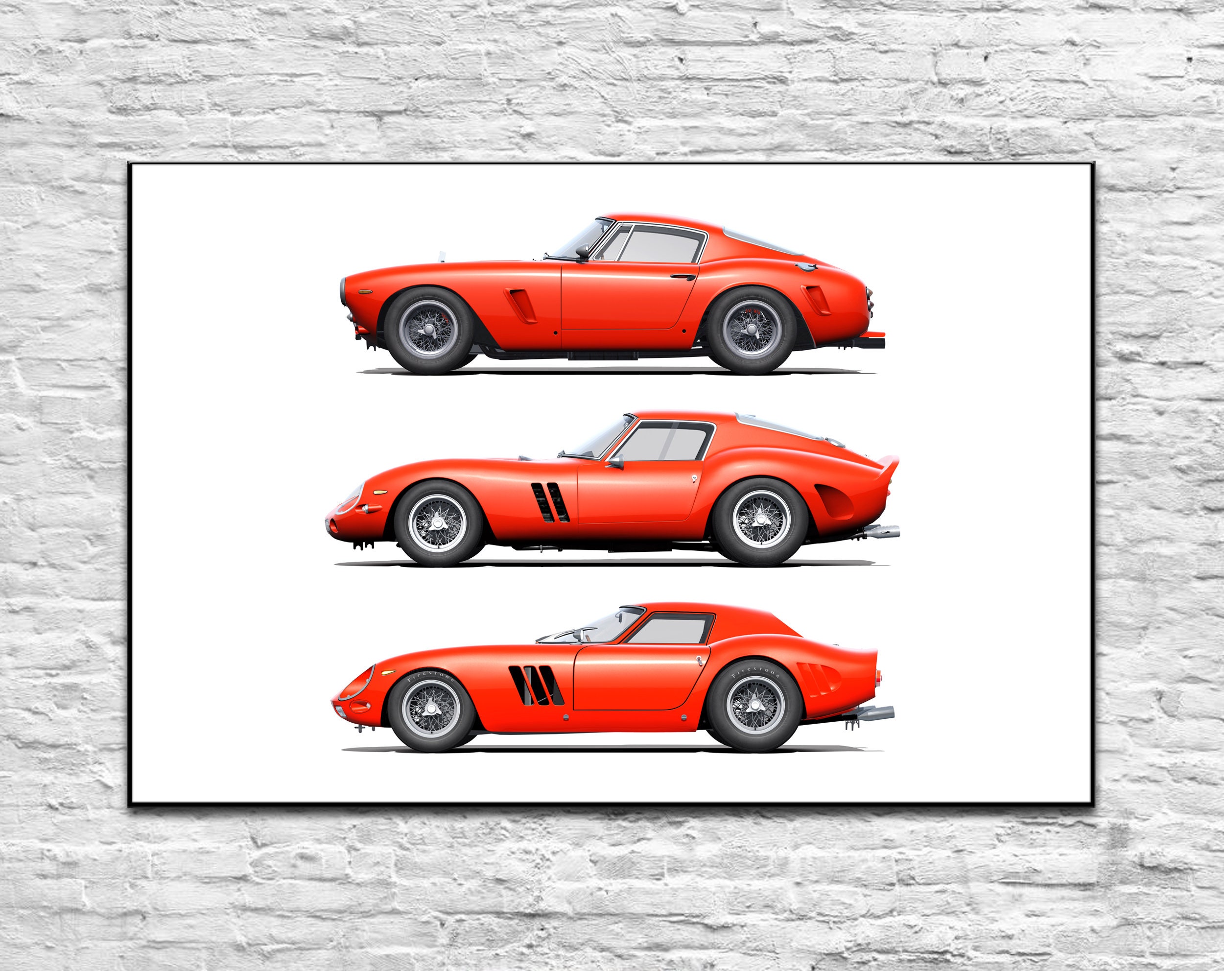 フェラーリ250GTポスター Amazon | ポスターフェラーリ250 GTO A3 | My Little Poster