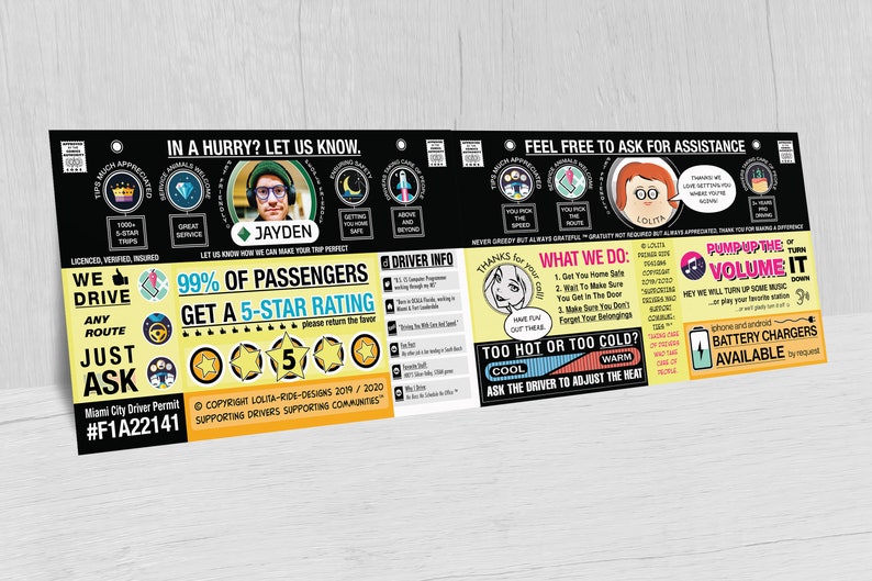Uber Tip Sign Printable Uber &amp; Lyft Rideshare Sign Improve Uber Ratings ...
