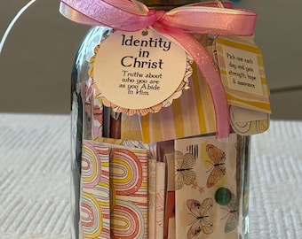 Identity in Christ Scripture Jar: Encouraging Verses for Believers