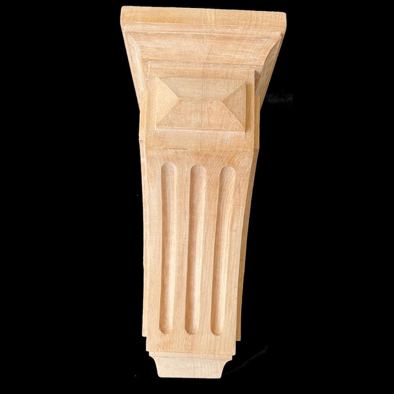 Rectangular Corbel CBL-30: Hand Carved Mission Style Corbel Decorative Wood Furniture ...