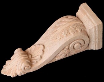 CBL-28 : Hand geschnitzte Corbel dekorativen Holzmöbel Komponenten Strand Korbel Jubilee Korbel Muschel Millwork Selbsttragende Holzdekorationen