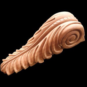 CBL-25: Hand carved Corbel decorative wood furniture components Beach corbel Jubilee Korbel Acanthus Millwork Self Support Wood Decorations
