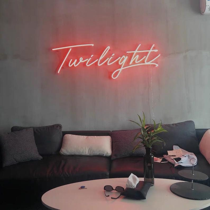 Home Neon Sign Room LED Neon Lights Garage Bar Wall Hanging Etsy