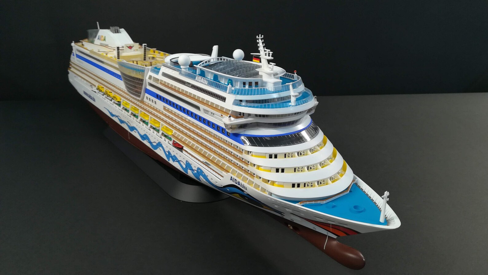 Aida Cruise Ship Model 1/400. Etsy