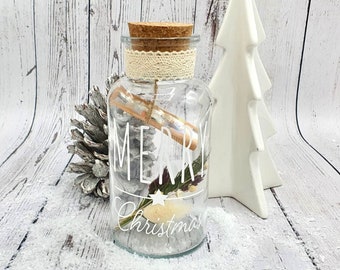Christmas money gift | Christmas gift personalizable | idea money gift Christmas | glass money gift | Christmas gift