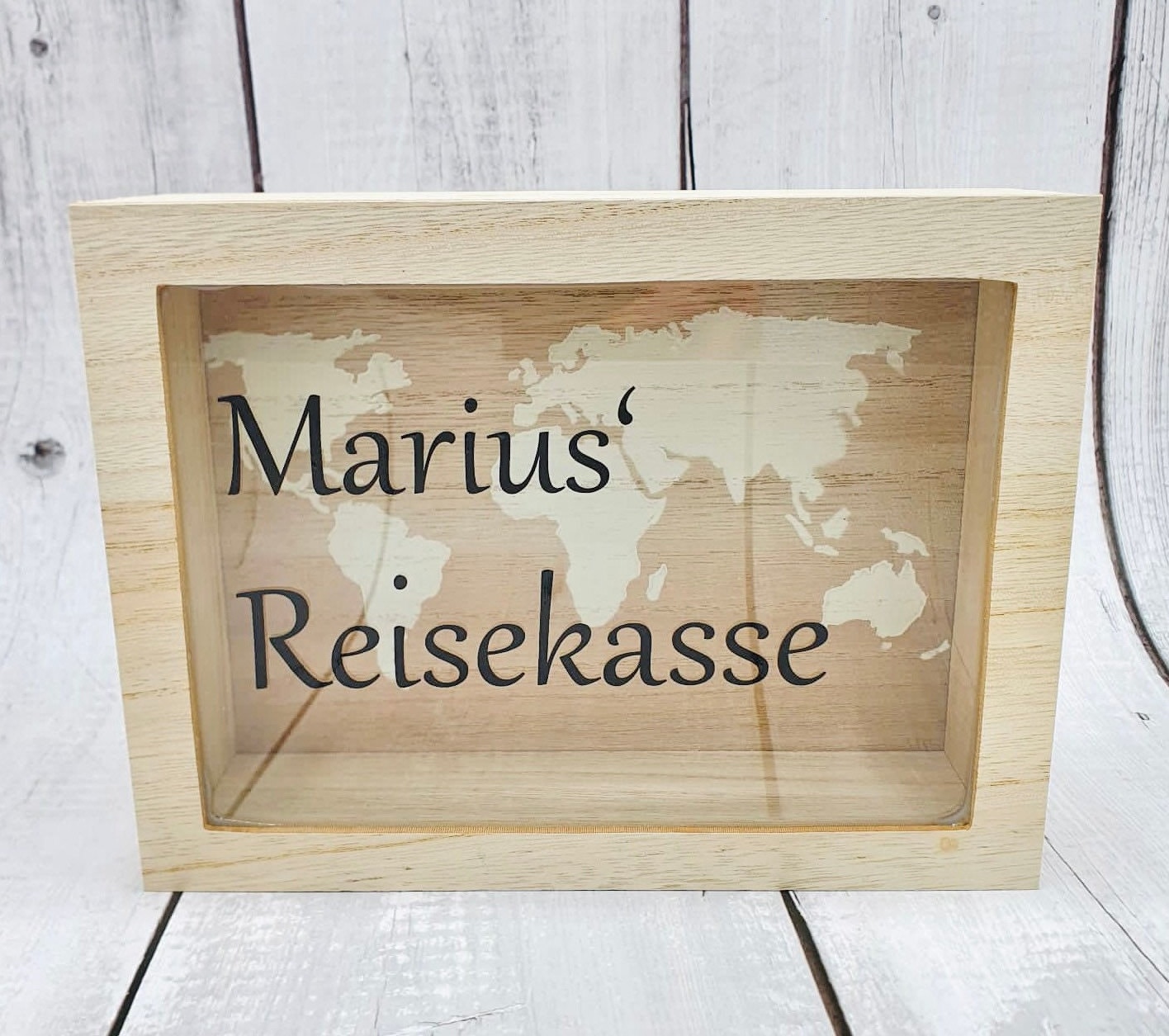 2 Mini Reisekoffer - Geldgeschenk Verpackung 19cm Mit Rollen & Griff