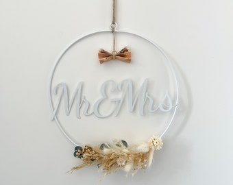 Wedding Gift | Money Gift | Ring "Mr. & Mrs." | creative idea money gift | decoration with dried flowers