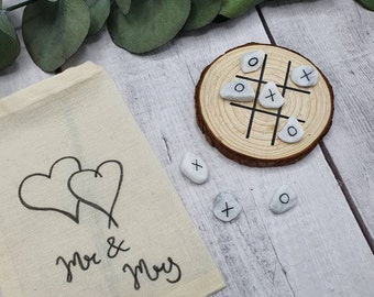Gift Wedding Guests | Guest Gift Game Tic Tac Toe | Special Guest Gifts | Guest Gift Personalizable | Party Game