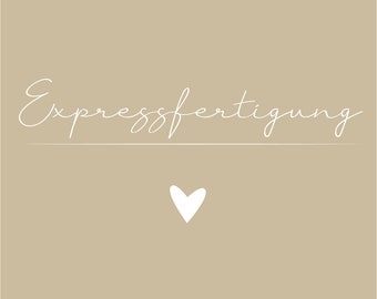 Express production | Processing within 24 or 48 hours