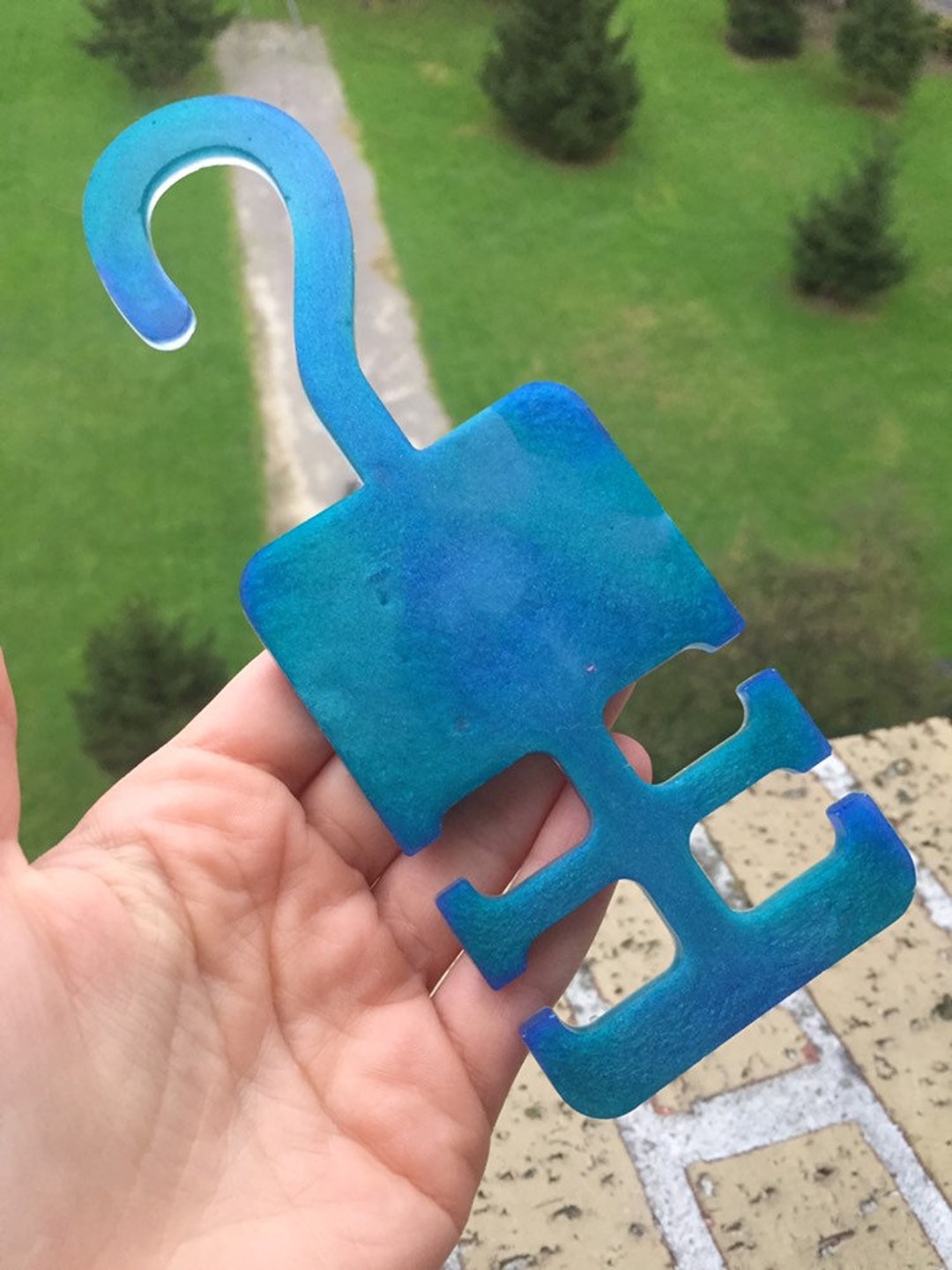 Blue Car Face Mask Holder. Resin Face Mask Holder. Accessories Etsy