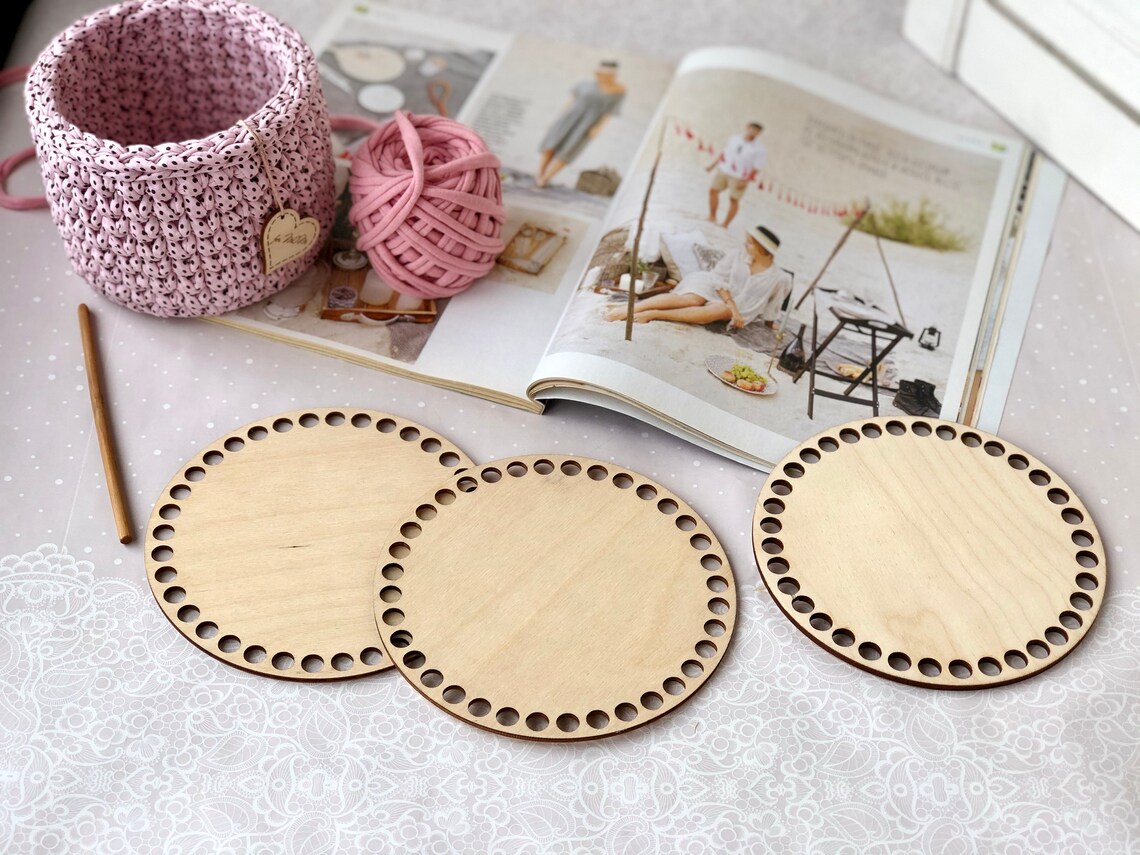 Cercle rond fonds en bois Base en bois découpé au laser avec Etsy